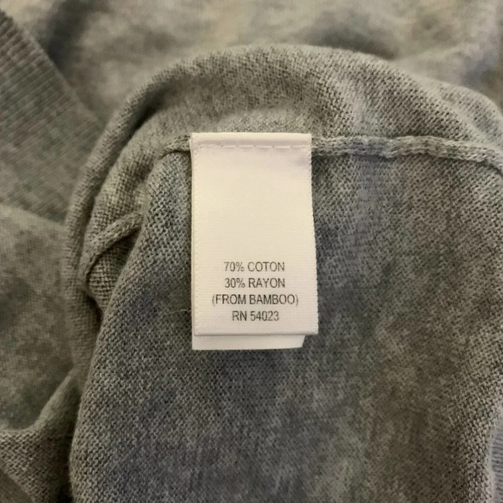 BANANA REPUBLIC Gray‎ V-Neck Pullover Sweater